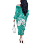 National Asthma Week Australia Off The Shoulder Long Sleeve Dress Strength In Every Breath