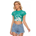National Asthma Week Australia Raglan Cropped T Shirt Strength In Every Breath