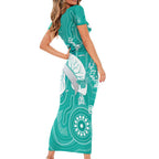 National Asthma Week Australia Short Sleeve Bodycon Dress Strength In Every Breath
