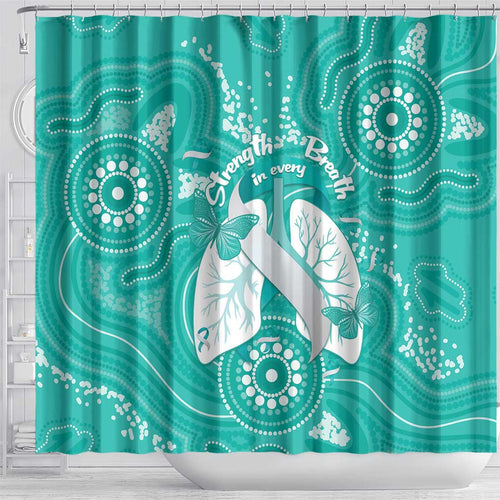 National Asthma Week Australia Shower Curtain Strength In Every Breath