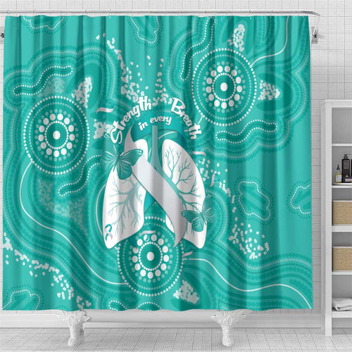 National Asthma Week Australia Shower Curtain Strength In Every Breath