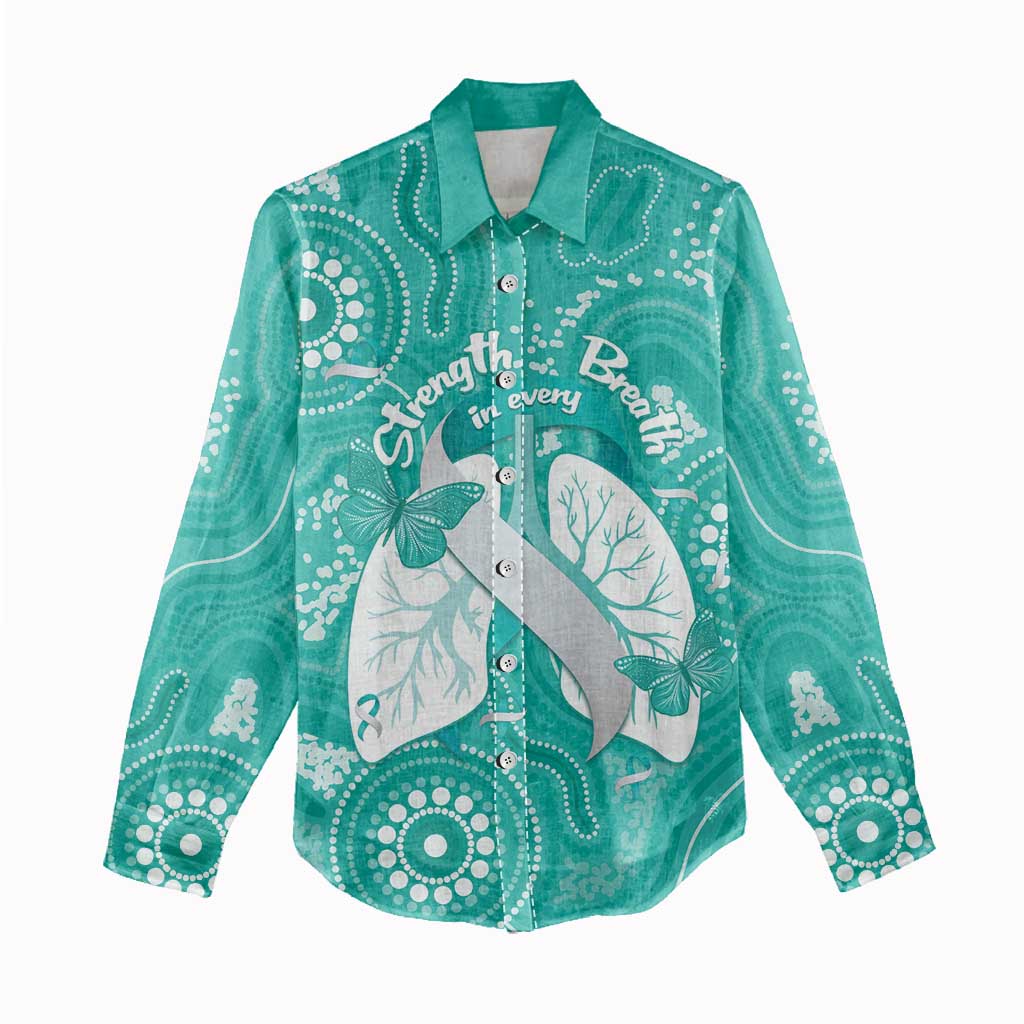National Asthma Week Australia Women Casual Shirt Strength In Every Breath