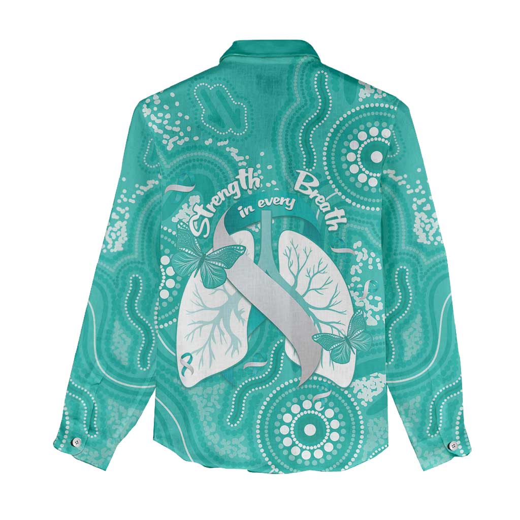 National Asthma Week Australia Women Casual Shirt Strength In Every Breath