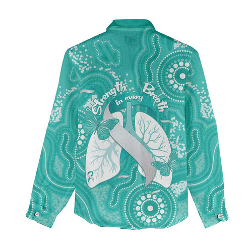 National Asthma Week Australia Women Casual Shirt Strength In Every Breath