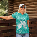 National Asthma Week Australia Women Polo Shirt Strength In Every Breath