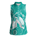 National Asthma Week Australia Women Sleeveless Polo Shirt Strength In Every Breath