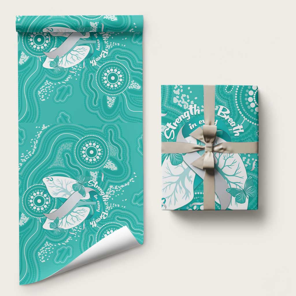 National Asthma Week Australia Wrapping Paper Strength In Every Breath - Aussie Hoodie