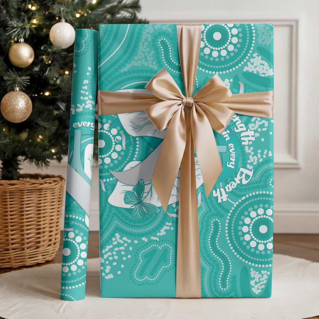 National Asthma Week Australia Wrapping Paper Strength In Every Breath - Aussie Hoodie