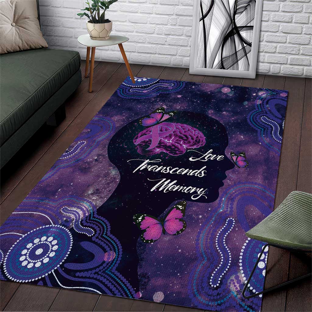 Alzheimer's and Brain Awareness Month Australia Area Rug Love Transcends Memory