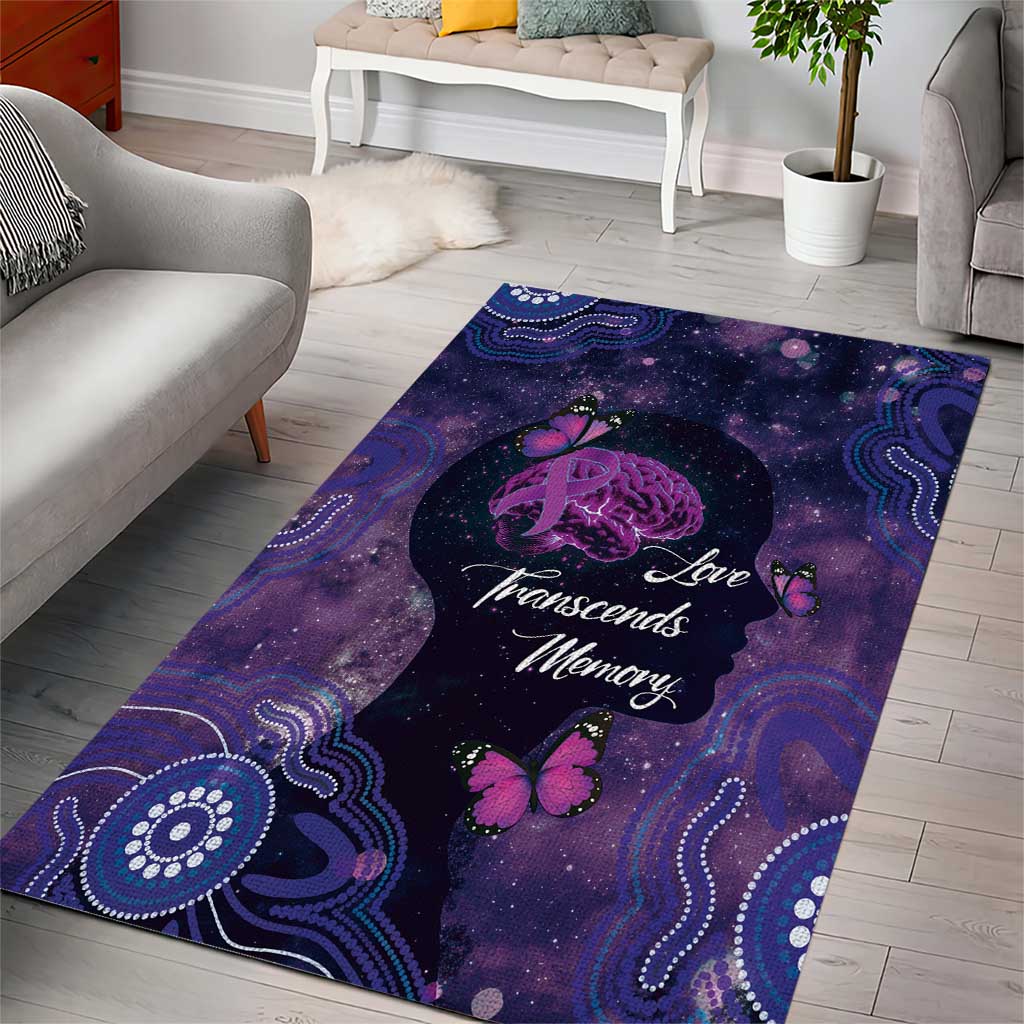 Alzheimer's and Brain Awareness Month Australia Area Rug Love Transcends Memory