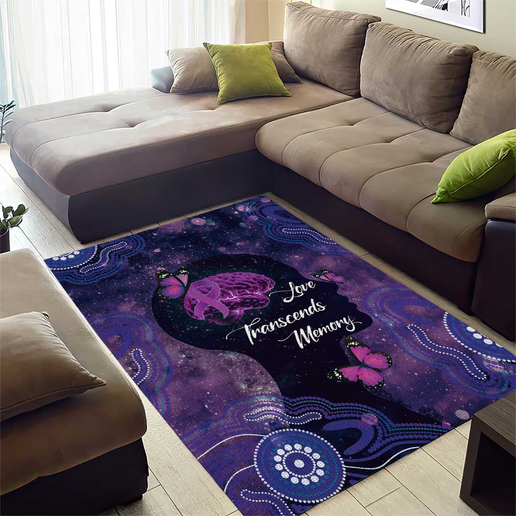 Alzheimer's and Brain Awareness Month Australia Area Rug Love Transcends Memory