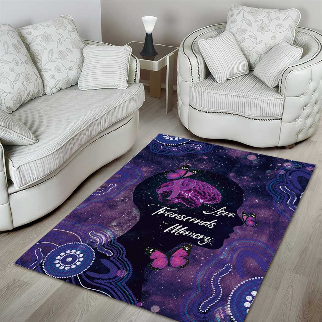Alzheimer's and Brain Awareness Month Australia Area Rug Love Transcends Memory