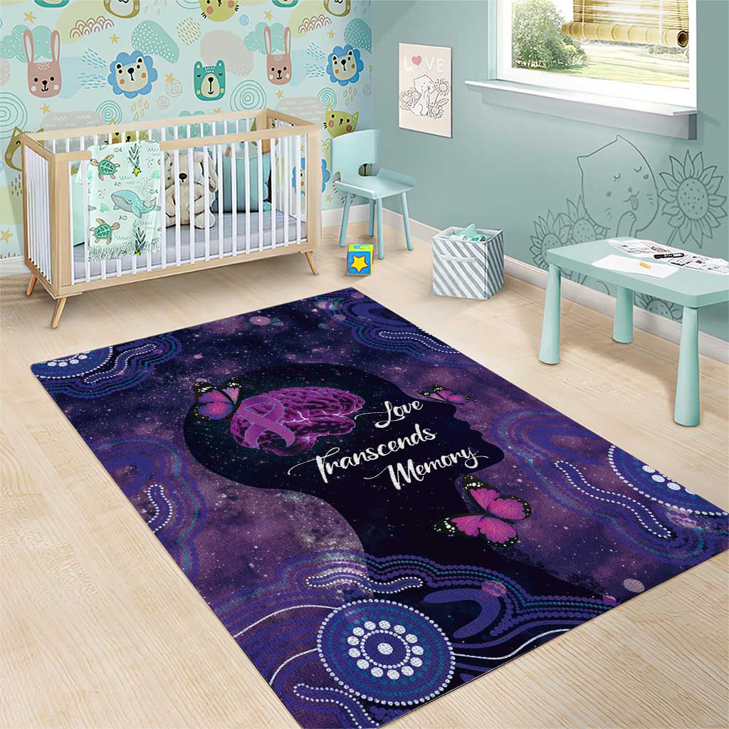 Alzheimer's and Brain Awareness Month Australia Area Rug Love Transcends Memory
