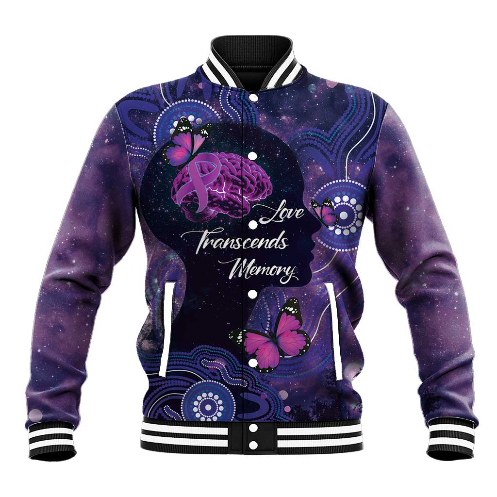 Alzheimer's and Brain Awareness Month Australia Baseball Jacket Love Transcends Memory