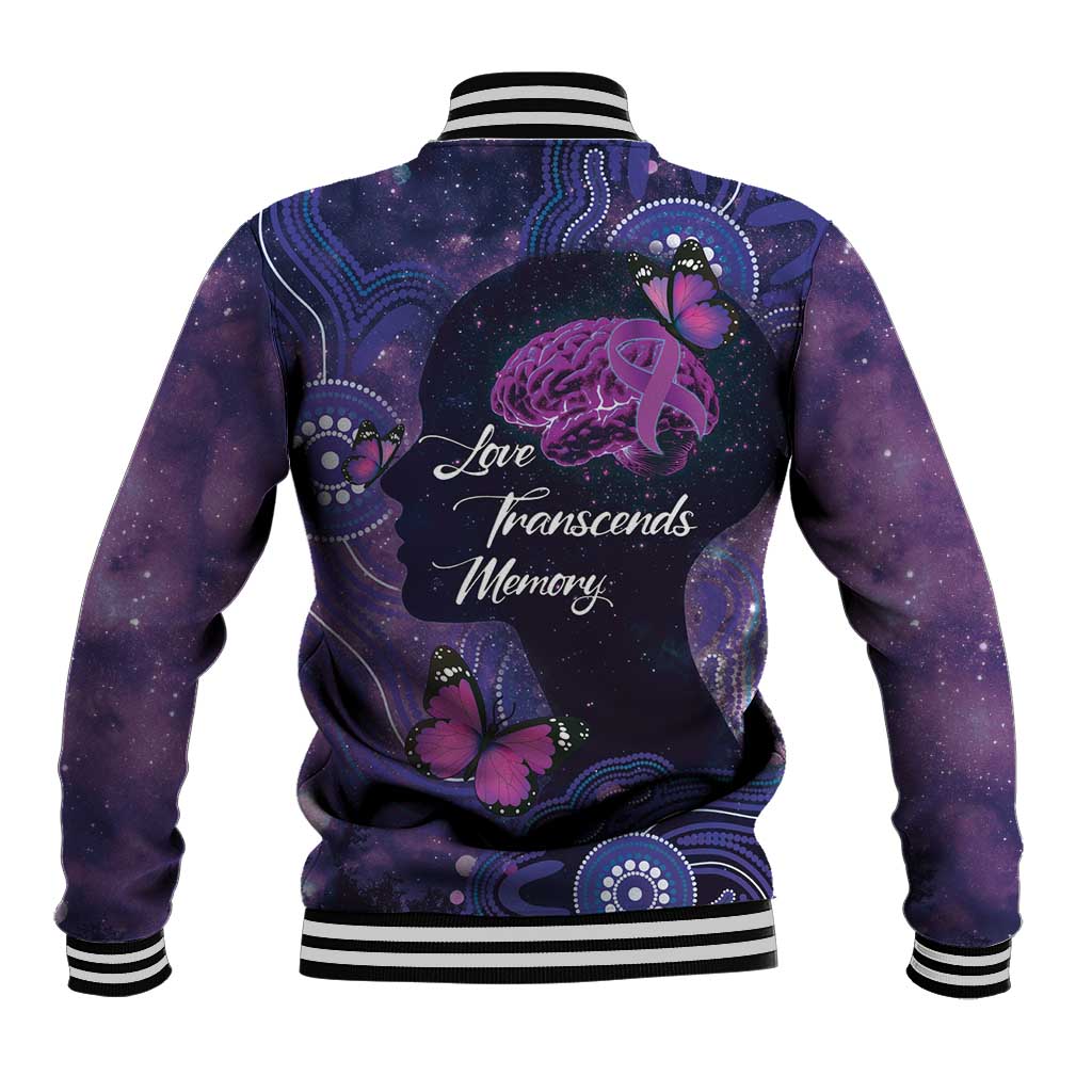 Alzheimer's and Brain Awareness Month Australia Baseball Jacket Love Transcends Memory