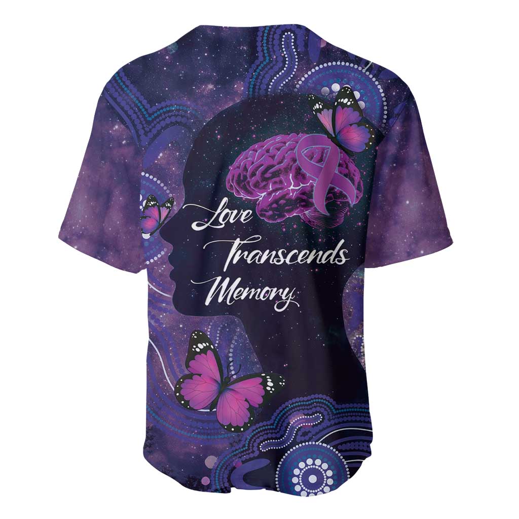 Alzheimer's and Brain Awareness Month Australia Baseball Jersey Love Transcends Memory