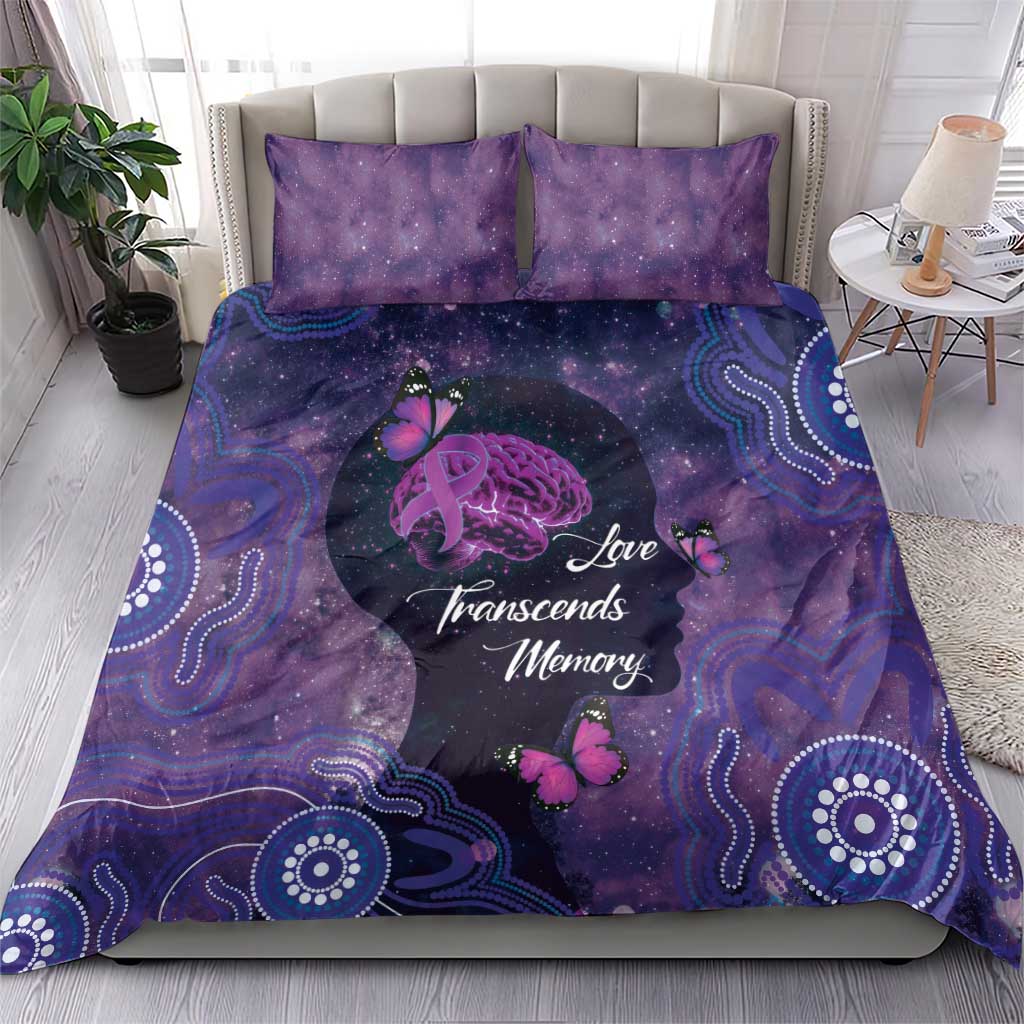 Alzheimer's and Brain Awareness Month Australia Bedding Set Love Transcends Memory