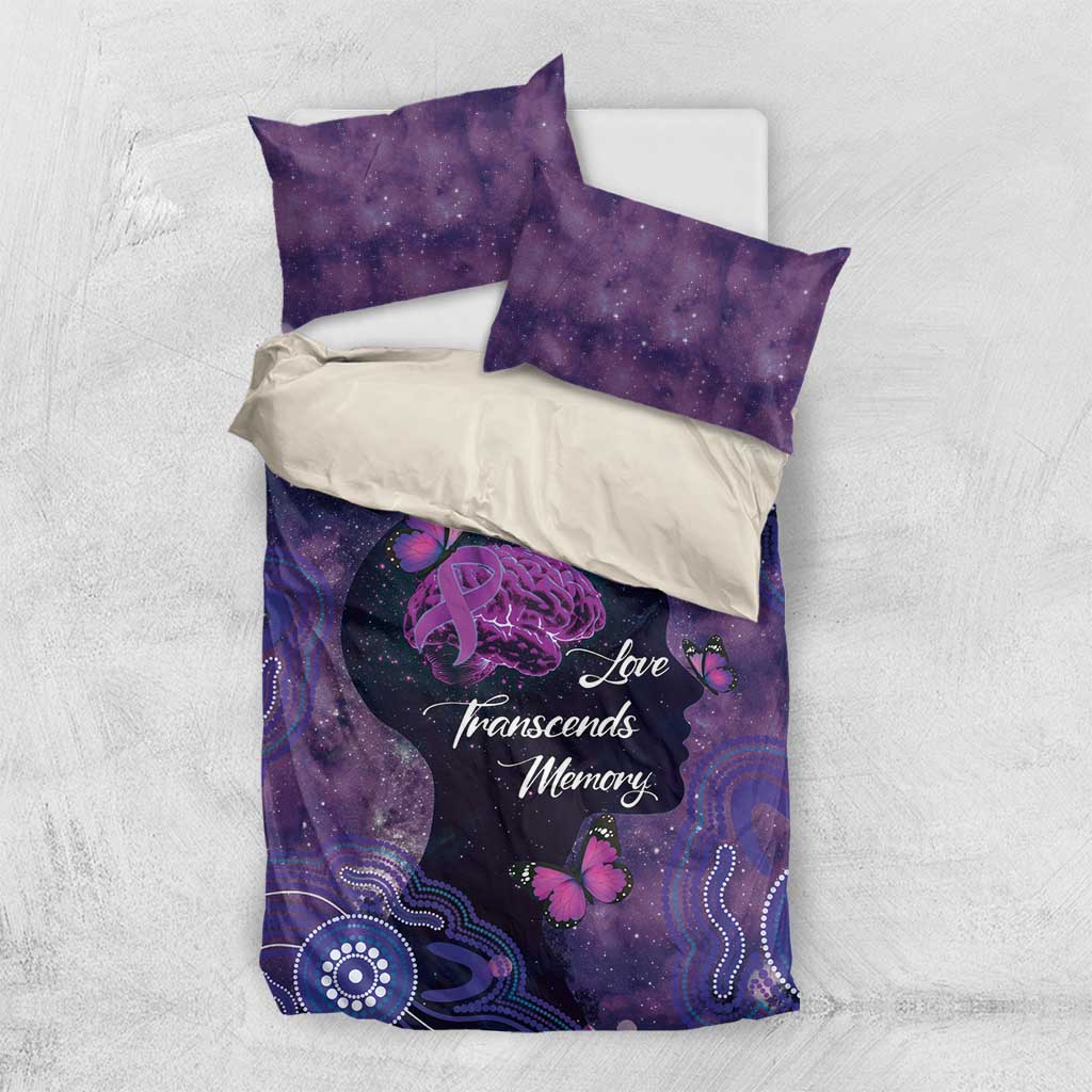 Alzheimer's and Brain Awareness Month Australia Bedding Set Love Transcends Memory
