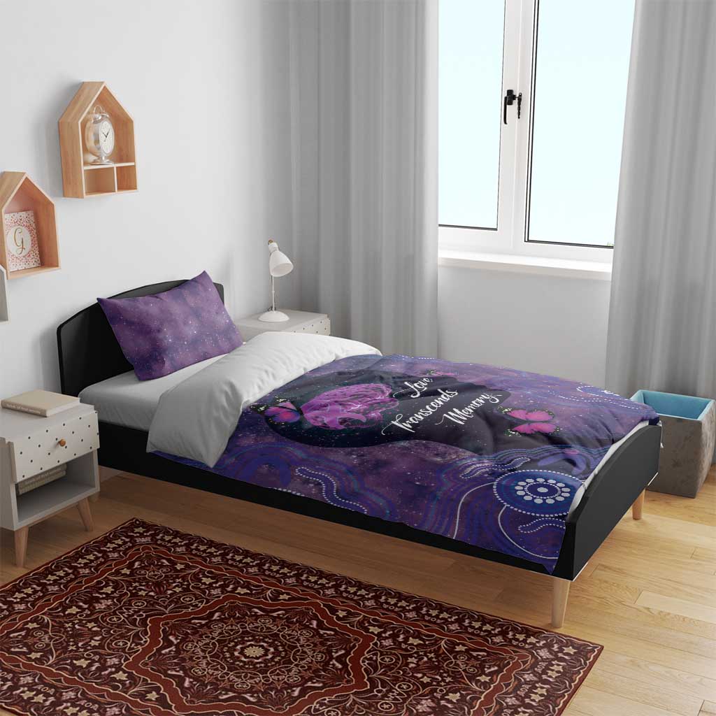 Alzheimer's and Brain Awareness Month Australia Bedding Set Love Transcends Memory