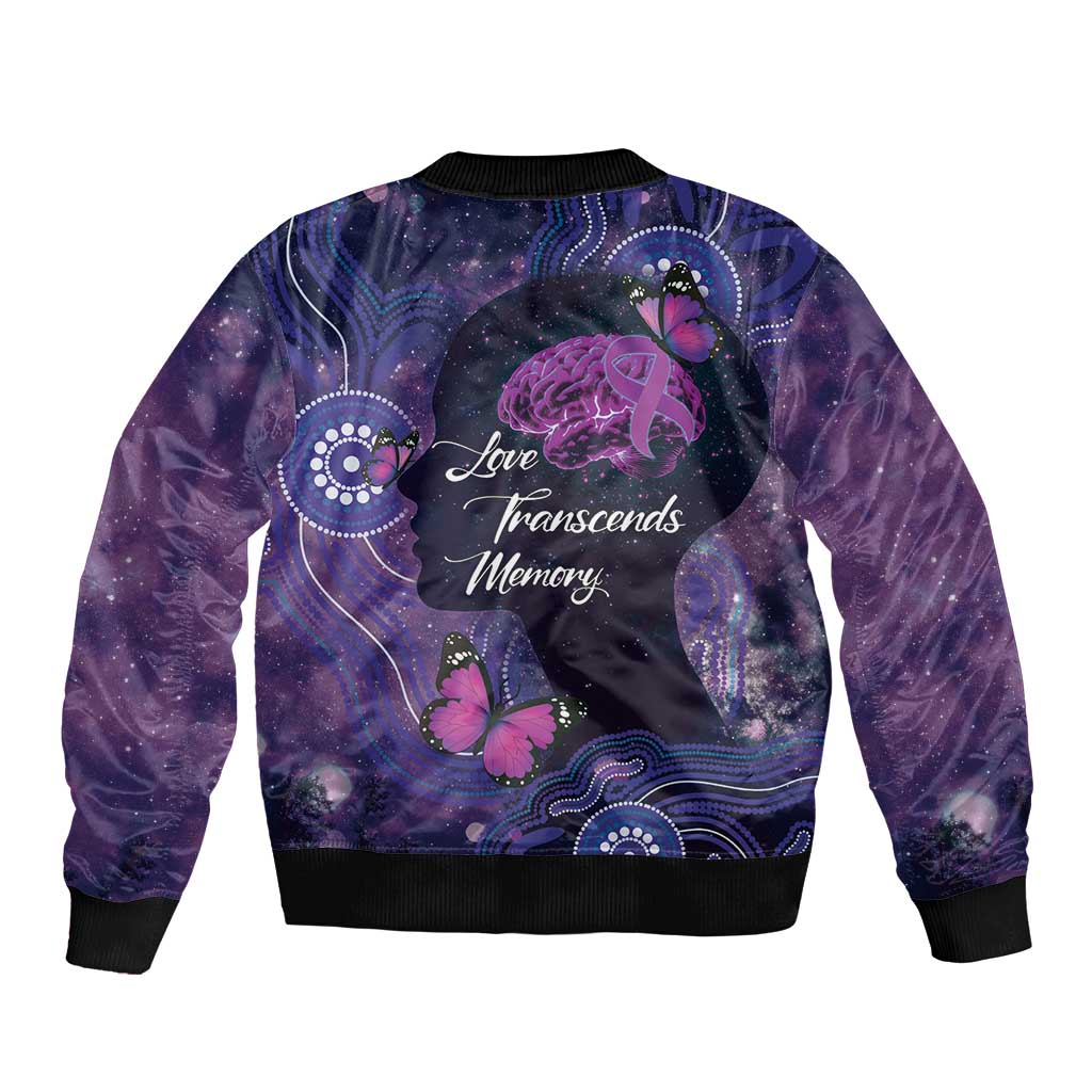 Alzheimer's and Brain Awareness Month Australia Bomber Jacket Love Transcends Memory