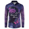 Alzheimer's and Brain Awareness Month Australia Button Sweatshirt Love Transcends Memory