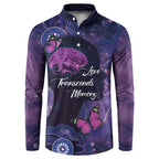 Alzheimer's and Brain Awareness Month Australia Button Sweatshirt Love Transcends Memory