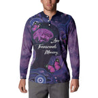 Alzheimer's and Brain Awareness Month Australia Button Sweatshirt Love Transcends Memory
