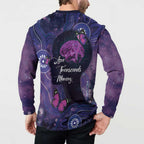 Alzheimer's and Brain Awareness Month Australia Button Sweatshirt Love Transcends Memory