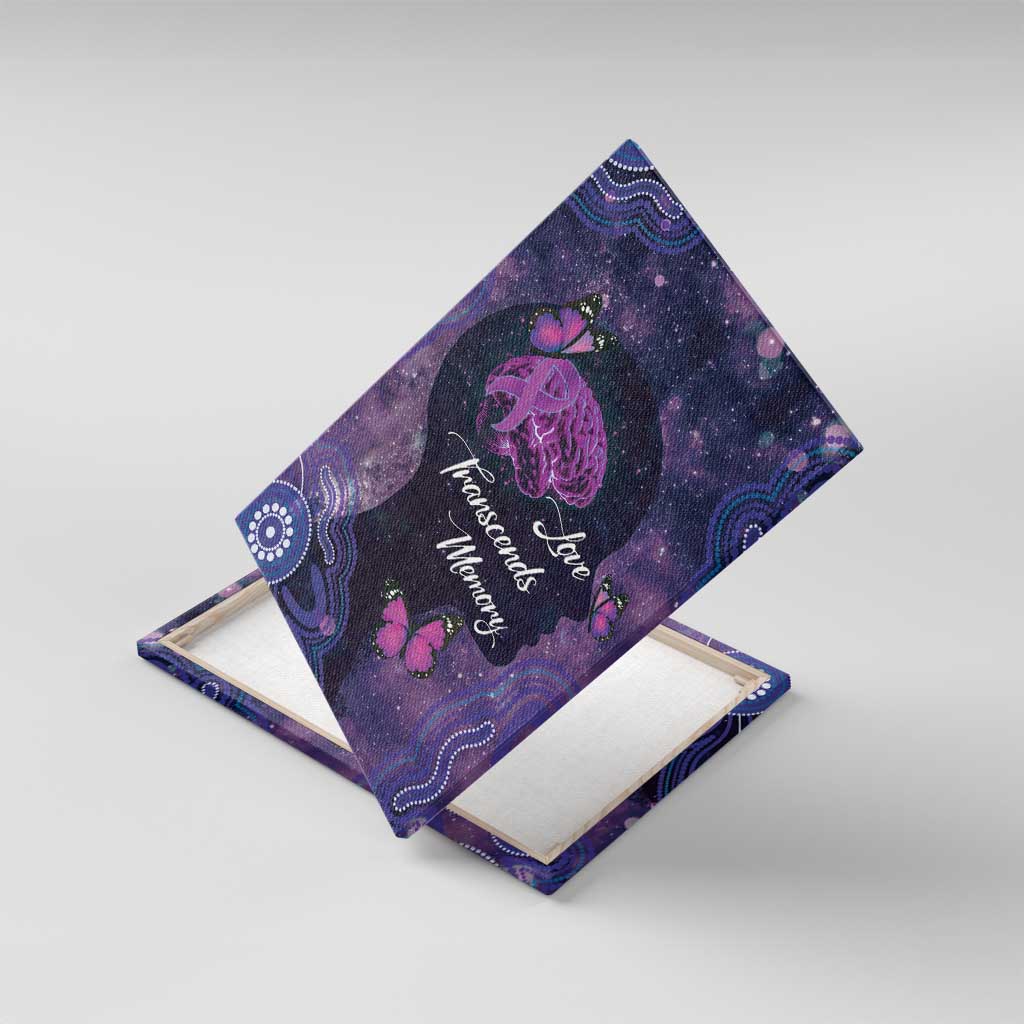 Alzheimer's and Brain Awareness Month Australia Canvas Wall Art Love Transcends Memory