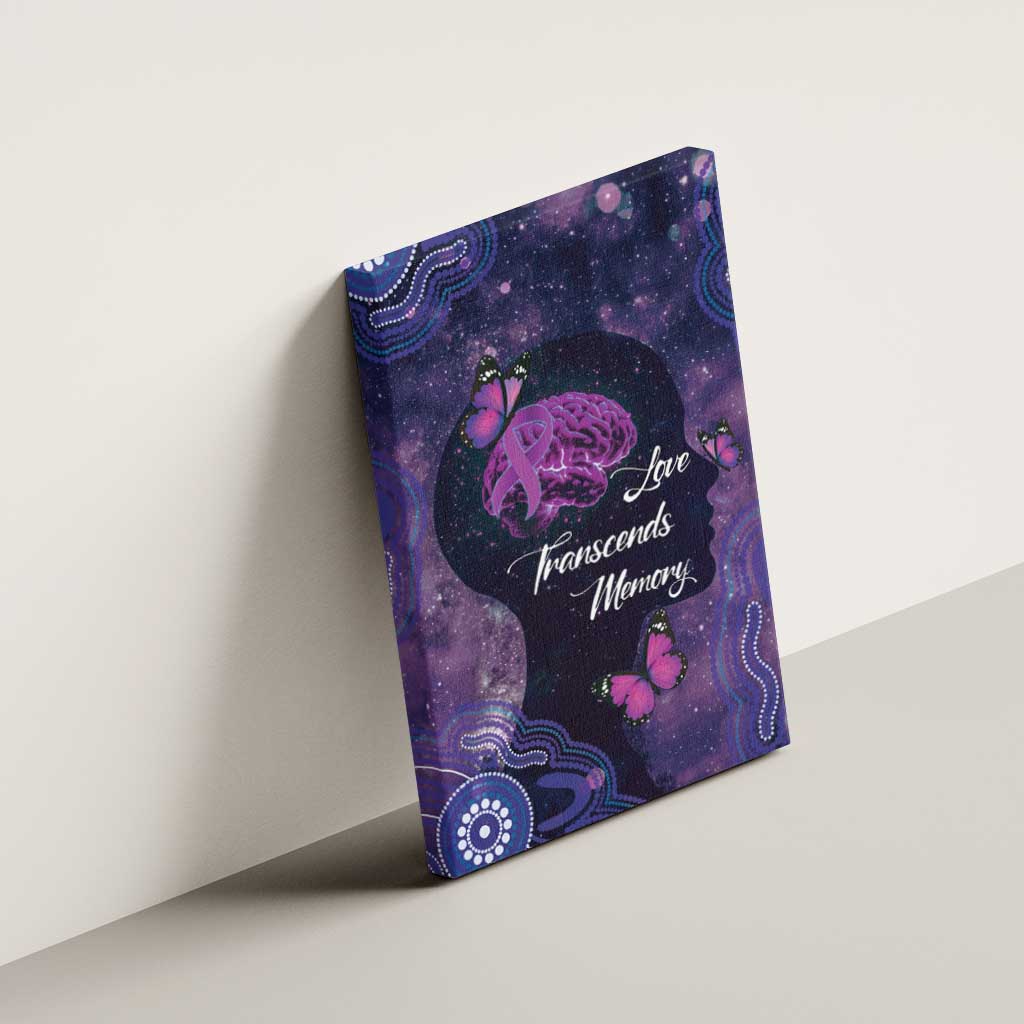 Alzheimer's and Brain Awareness Month Australia Canvas Wall Art Love Transcends Memory