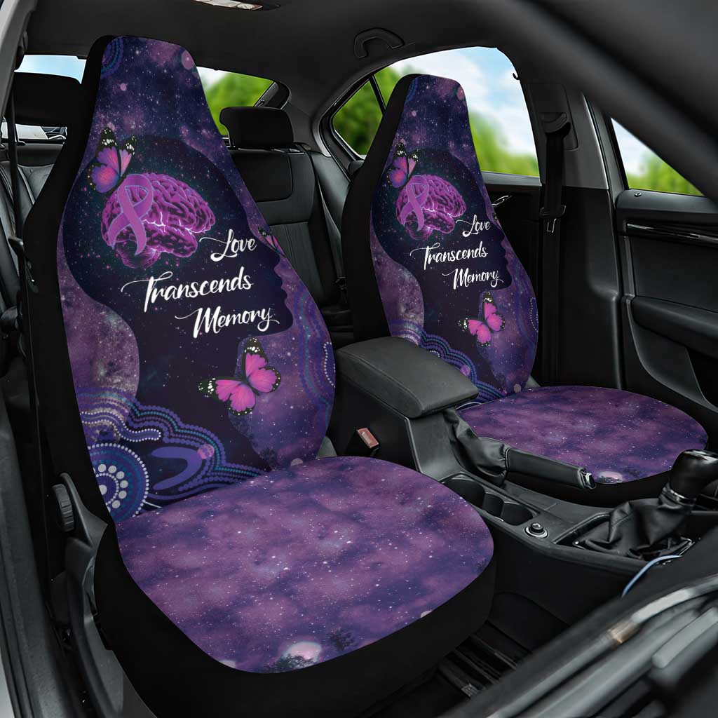Alzheimer's and Brain Awareness Month Australia Car Seat Cover Love Transcends Memory