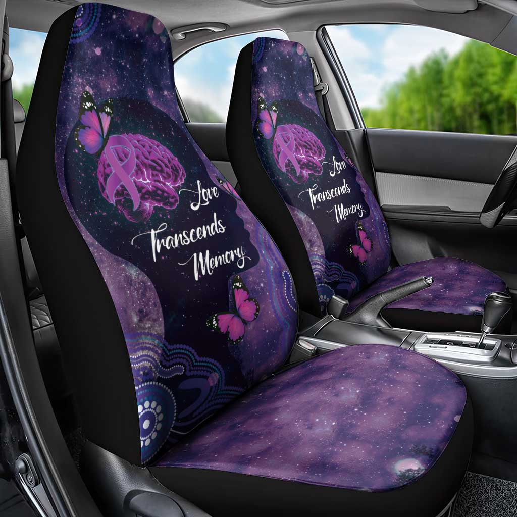 Alzheimer's and Brain Awareness Month Australia Car Seat Cover Love Transcends Memory