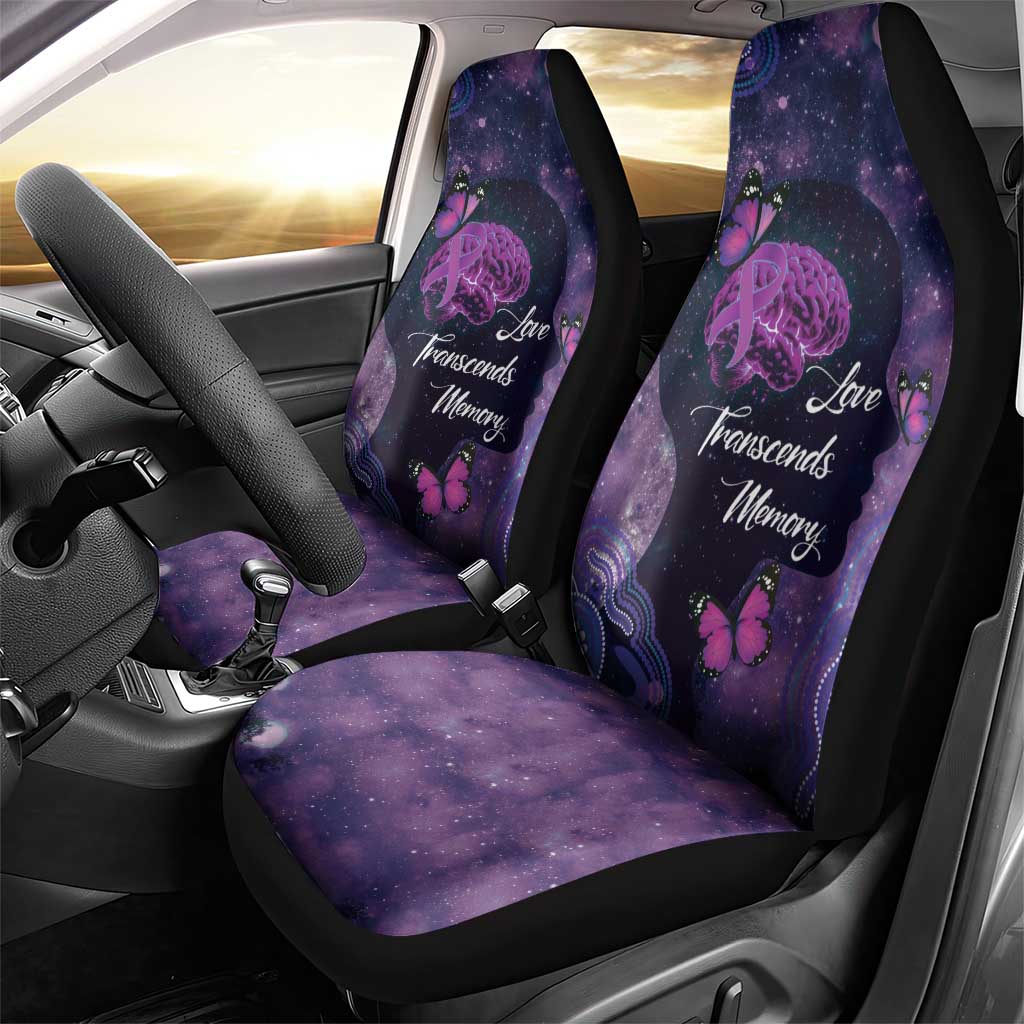 Alzheimer's and Brain Awareness Month Australia Car Seat Cover Love Transcends Memory
