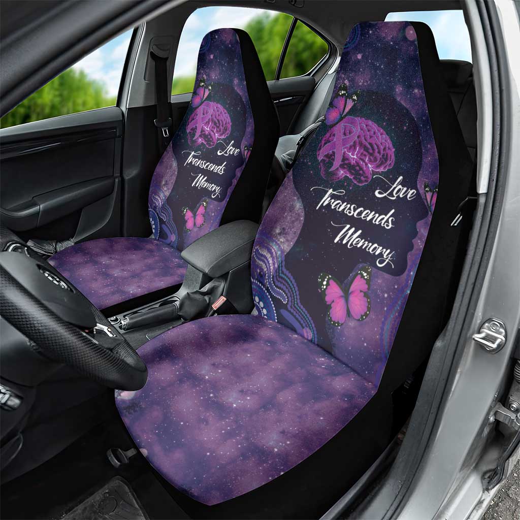 Alzheimer's and Brain Awareness Month Australia Car Seat Cover Love Transcends Memory