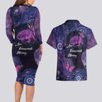 Alzheimer's and Brain Awareness Month Australia Couples Matching Long Sleeve Bodycon Dress and Hawaiian Shirt Love Transcends Memory