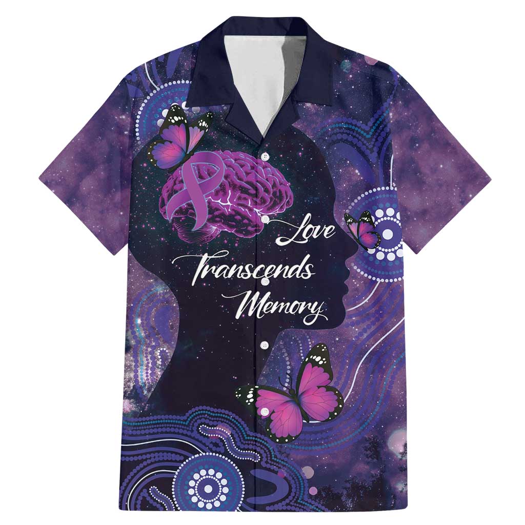 Alzheimer's and Brain Awareness Month Australia Family Matching Mermaid Dress and Hawaiian Shirt Love Transcends Memory