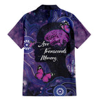 Alzheimer's and Brain Awareness Month Australia Family Matching Mermaid Dress and Hawaiian Shirt Love Transcends Memory