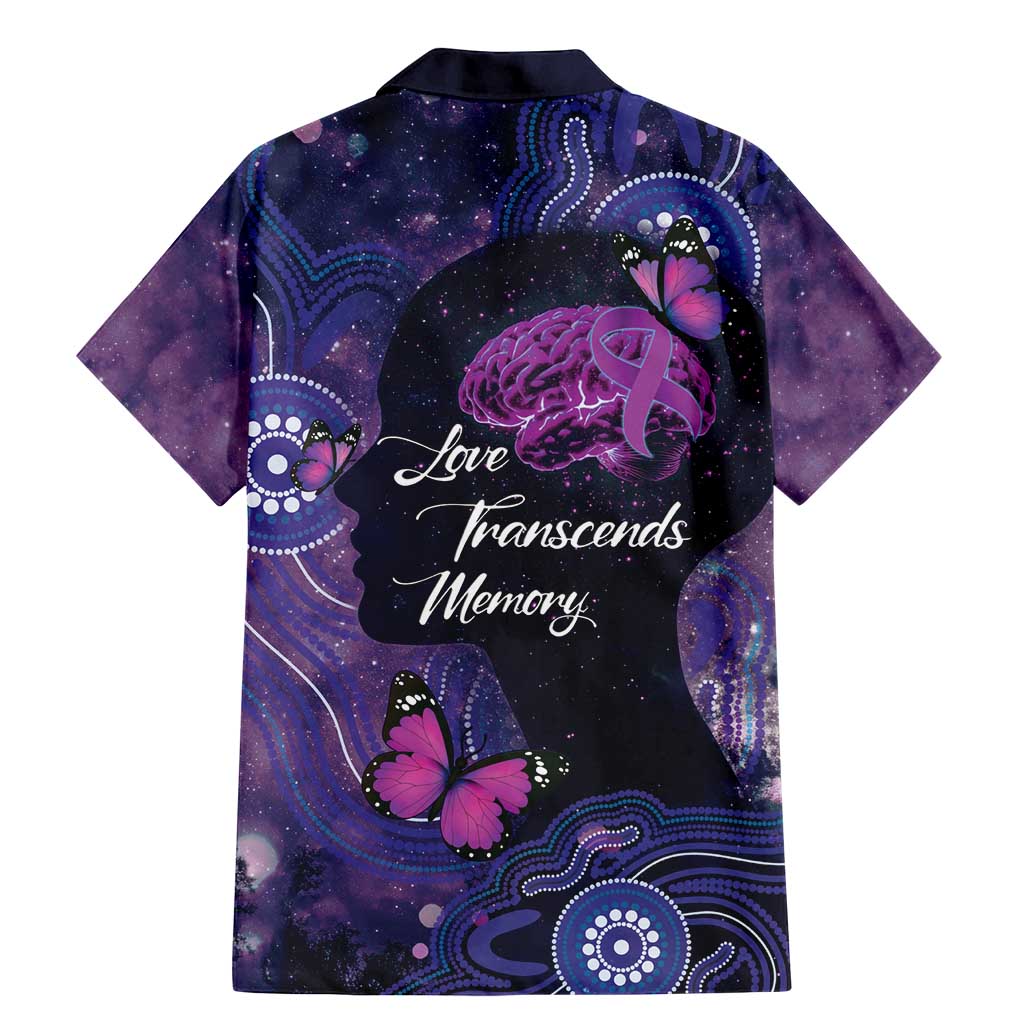 Alzheimer's and Brain Awareness Month Australia Family Matching Mermaid Dress and Hawaiian Shirt Love Transcends Memory
