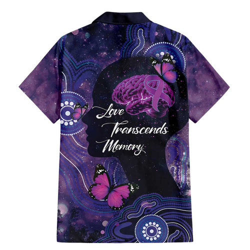 Alzheimer's and Brain Awareness Month Australia Family Matching Mermaid Dress and Hawaiian Shirt Love Transcends Memory