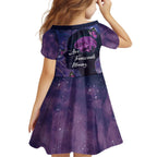 Alzheimer's and Brain Awareness Month Australia Family Matching Off The Shoulder Long Sleeve Dress and Hawaiian Shirt Love Transcends Memory