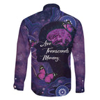 Alzheimer's and Brain Awareness Month Australia Family Matching Off Shoulder Maxi Dress and Hawaiian Shirt Love Transcends Memory