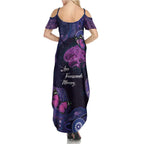 Alzheimer's and Brain Awareness Month Australia Family Matching Summer Maxi Dress and Hawaiian Shirt Love Transcends Memory