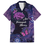 Alzheimer's and Brain Awareness Month Australia Family Matching Tank Maxi Dress and Hawaiian Shirt Love Transcends Memory