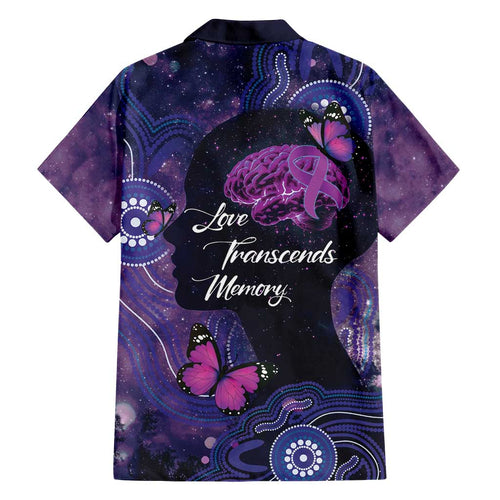 Alzheimer's and Brain Awareness Month Australia Family Matching Tank Maxi Dress and Hawaiian Shirt Love Transcends Memory