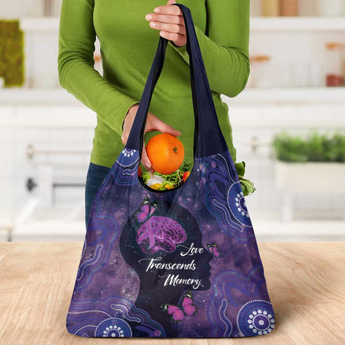 Alzheimer's and Brain Awareness Month Australia Grocery Bag Love Transcends Memory