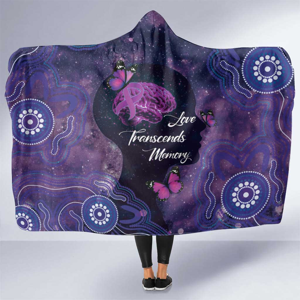 Alzheimer's and Brain Awareness Month Australia Hooded Blanket Love Transcends Memory