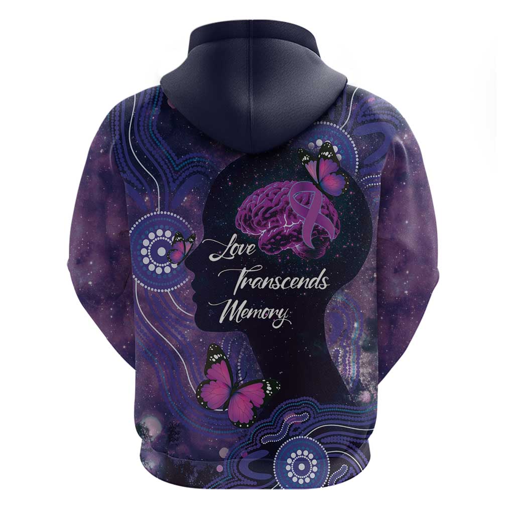 Alzheimer's and Brain Awareness Month Australia Hoodie Love Transcends Memory