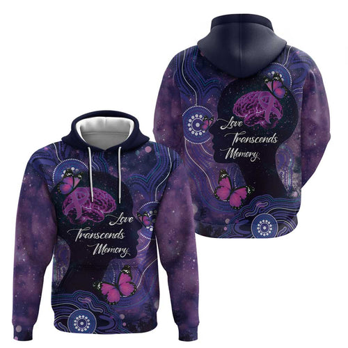 Alzheimer's and Brain Awareness Month Australia Hoodie Love Transcends Memory