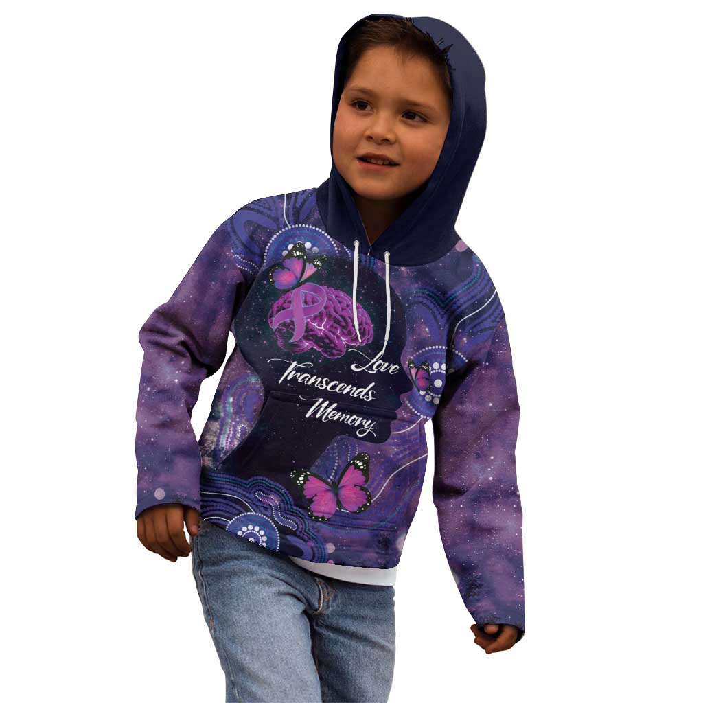 Alzheimer's and Brain Awareness Month Australia Kid Hoodie Love Transcends Memory