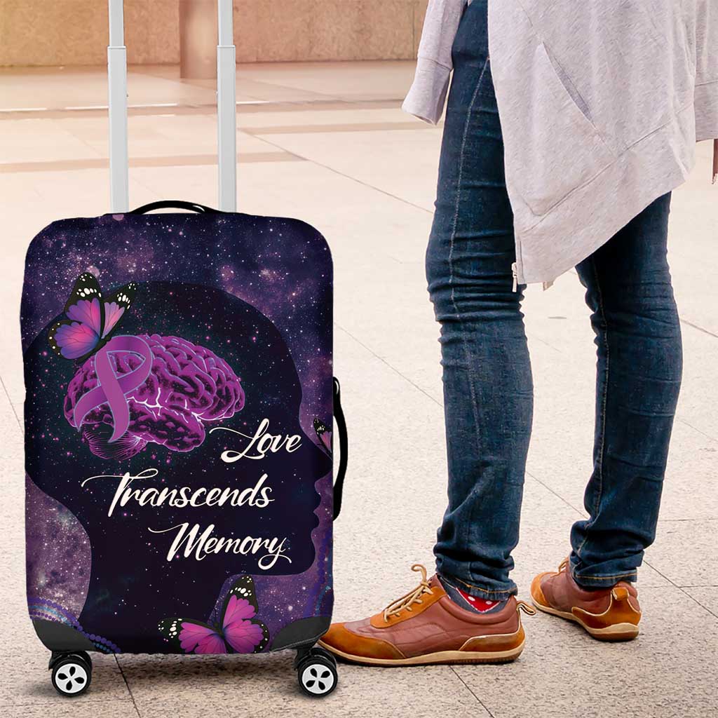 Alzheimer's and Brain Awareness Month Australia Luggage Cover Love Transcends Memory
